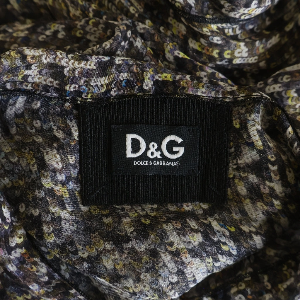 DOLCE & GABBANA(ドルチェアンドガッバーナ) Silk Blouse スパンコール