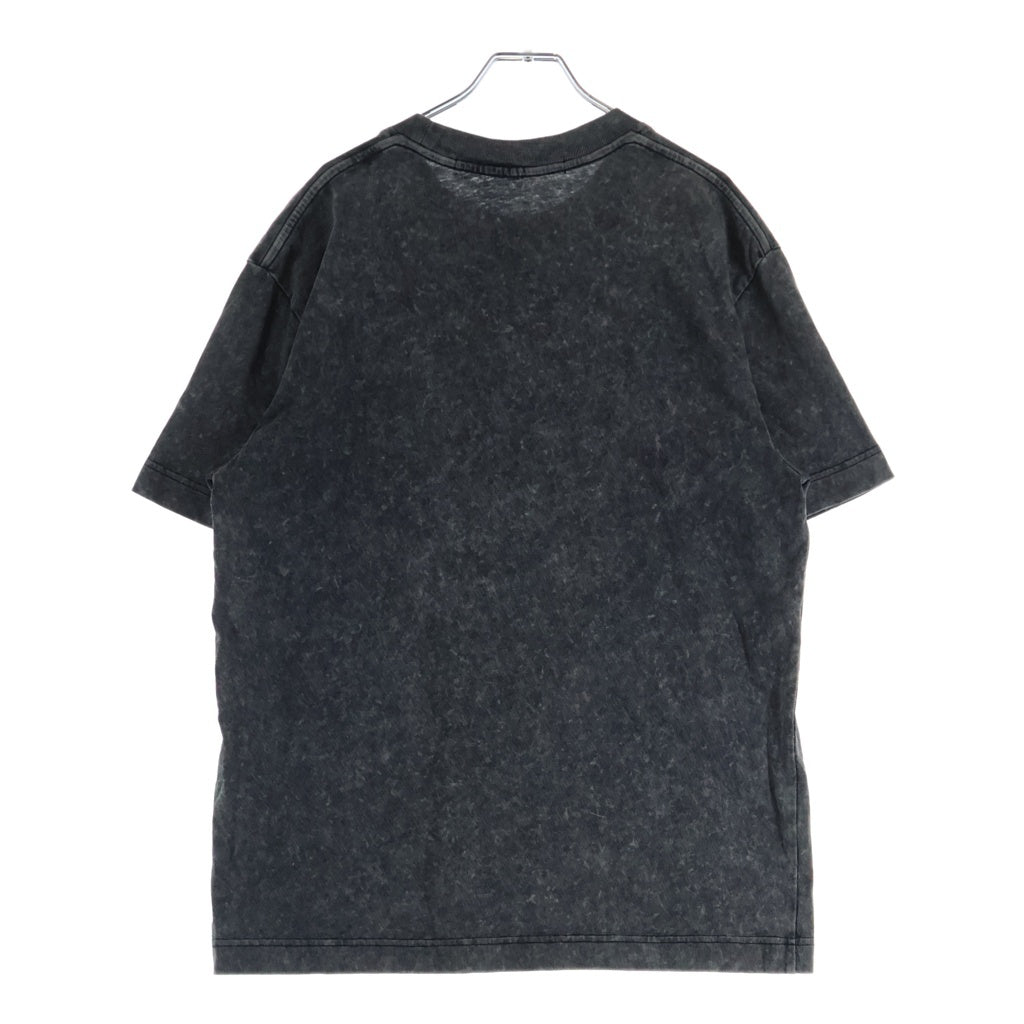 ALEXANDER WANG(アレキサンダーワン) Emboss T-Shirt エンボスロゴ フェード加工 半袖Tシャツ グレー