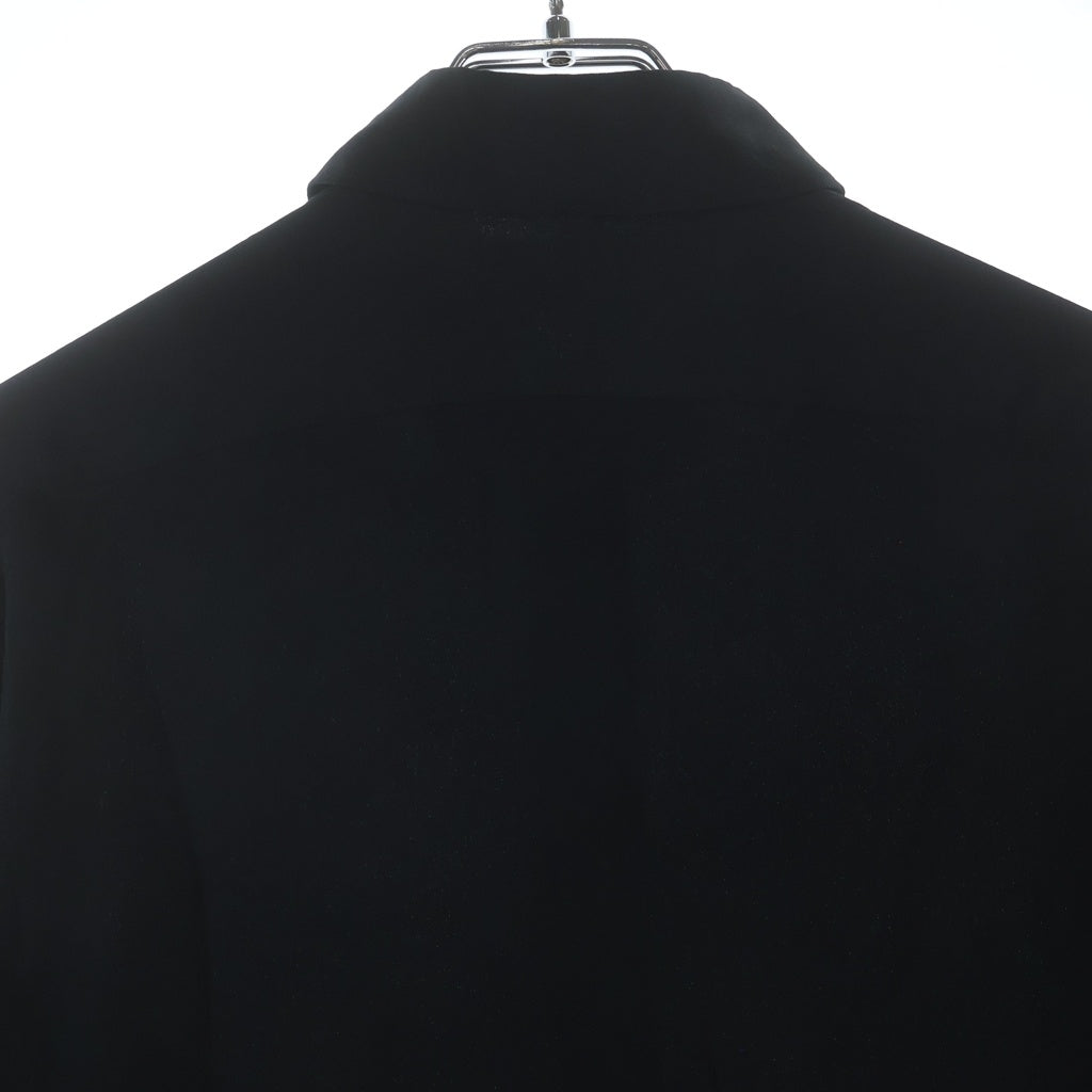 SAINT LAURENT PARIS(サンローランパリ) Uniform Shirt シルク長袖シャツ ブラック レディース 636994 Y100W