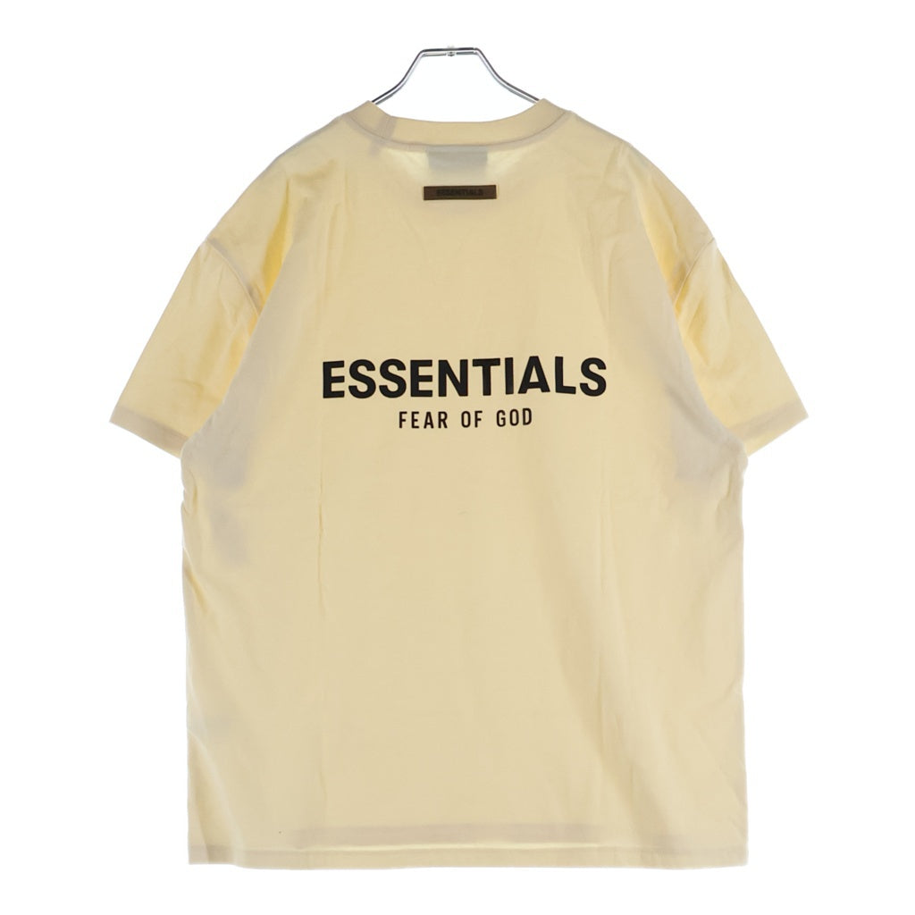 FEAR OF GOD ESSENTIALS(フィアオブゴッド エッセンシャルズ) S/S T-SHIRT ラバーロゴ 半袖Tシャツ アイボリー