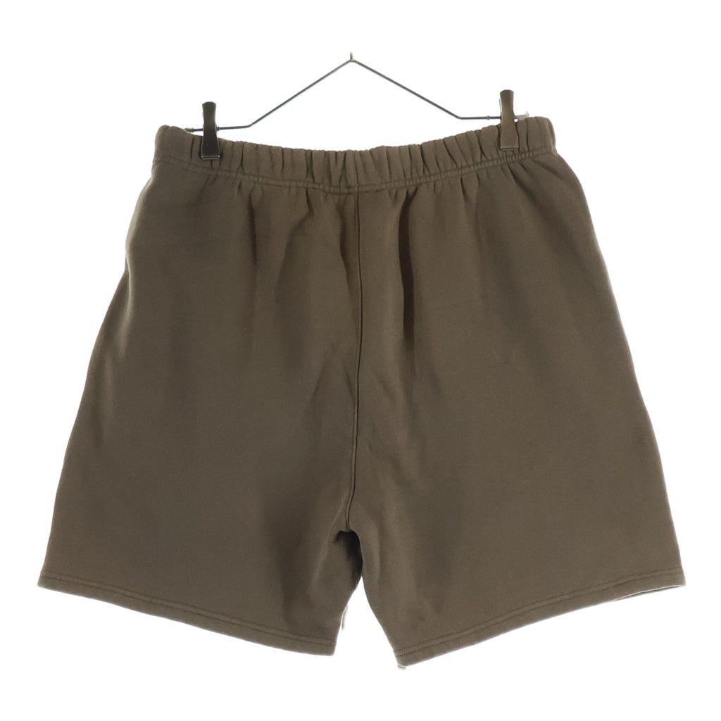 FEAR OF GOD ESSENTIALS(フィアオブゴッド エッセンシャルズ) SHORT PANTS リフレクターロゴ スウェットハーフパンツ ショーツ ベージュ