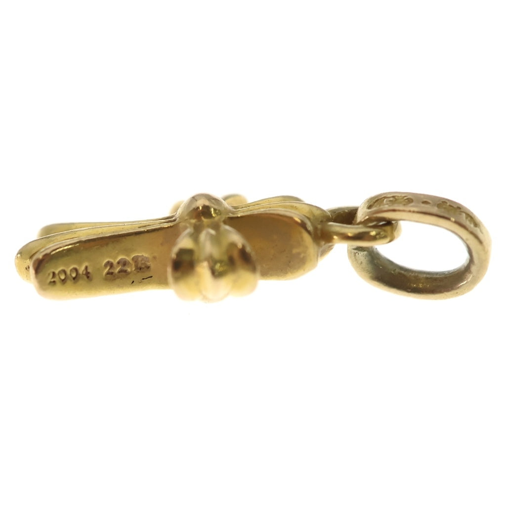 CHROME HEARTS(クロムハーツ) 22K CRS BBYFAT ベイビーファットクロス ペンダントトップ ゴールドBCA037
