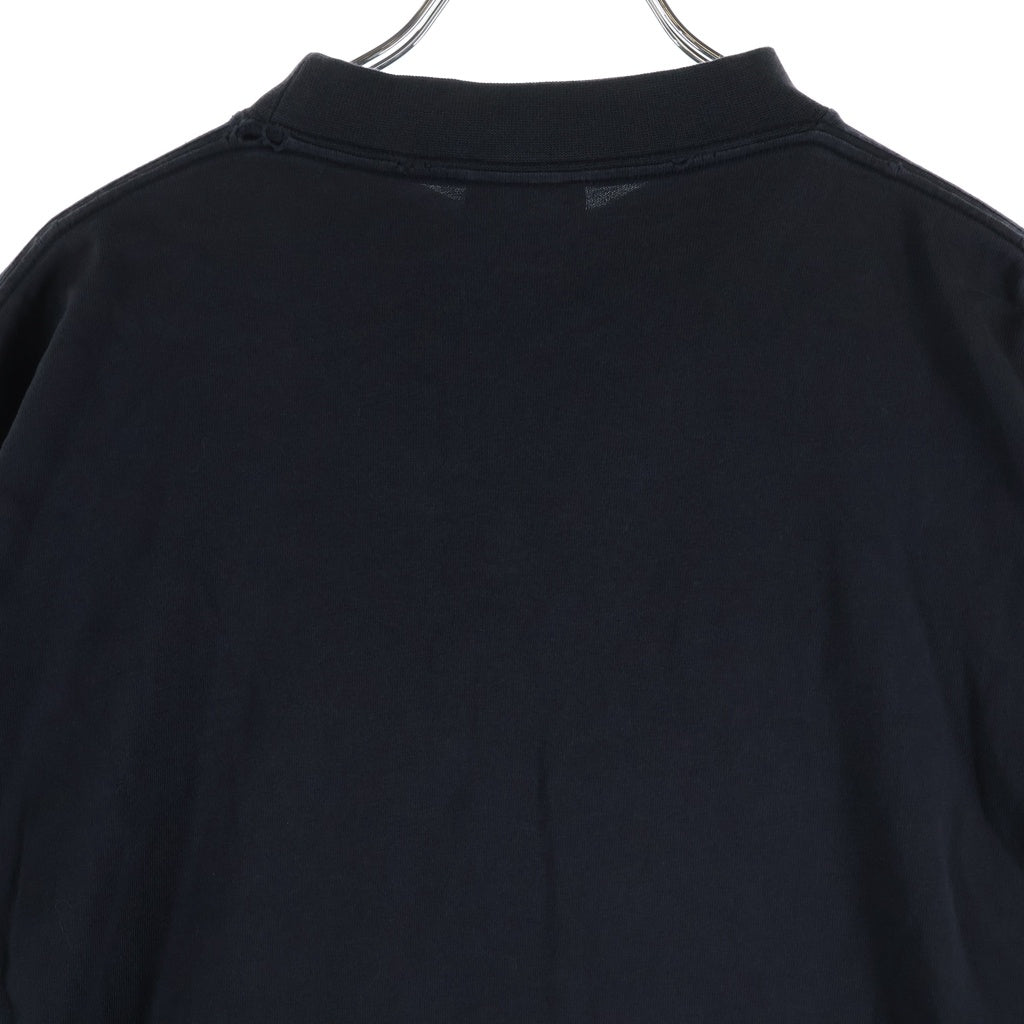 BALENCIAGA(バレンシアガ) BBロゴ デストロイ加工 半袖Tシャツ