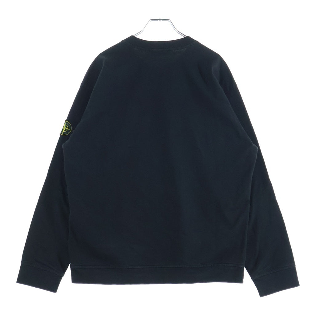 STONE ISLAND(ストーンアイランド) トレーナー 長袖カットソー クルーネック ブラック 801563750