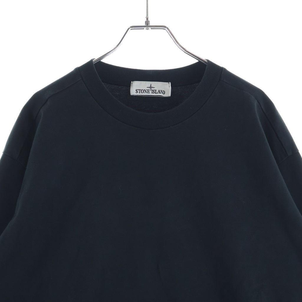 STONE ISLAND(ストーンアイランド) トレーナー 長袖カットソー クルーネック ブラック 801563750
