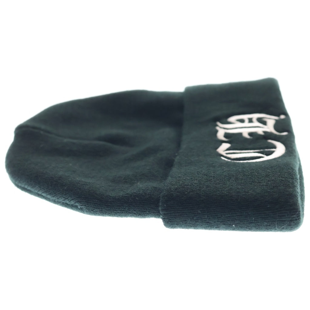 CHROME HEARTS(クロムハーツ) CH Logo Embroidery Acrylic Beanie CHロゴ刺繍ビーニー ニット帽 ブラック