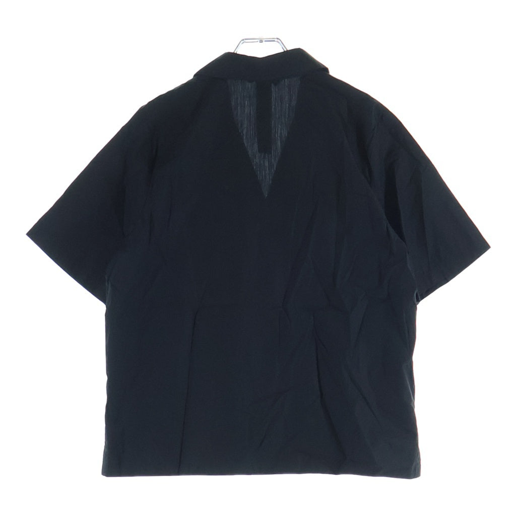 CHROME HEARTS(クロムハーツ) Y NOT CH LOGO EMBROIDERY SHORT SLEEVE SHIRT CHロゴ刺繍 開襟半袖シャツ ブラック
