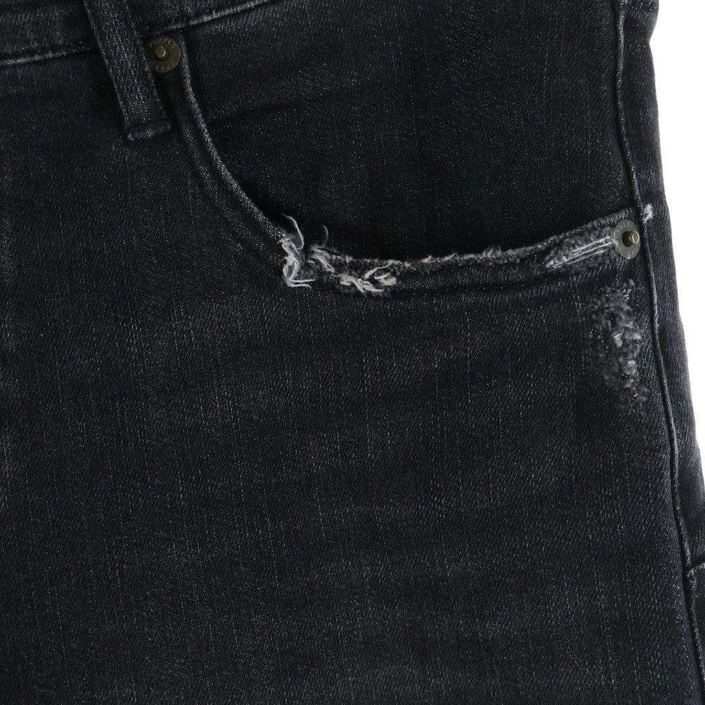 PURPLE BRAND(パープルブランド) LOW RISE SKINYY ローライズ スキニージーンズ デニムパンツ ブラック P001