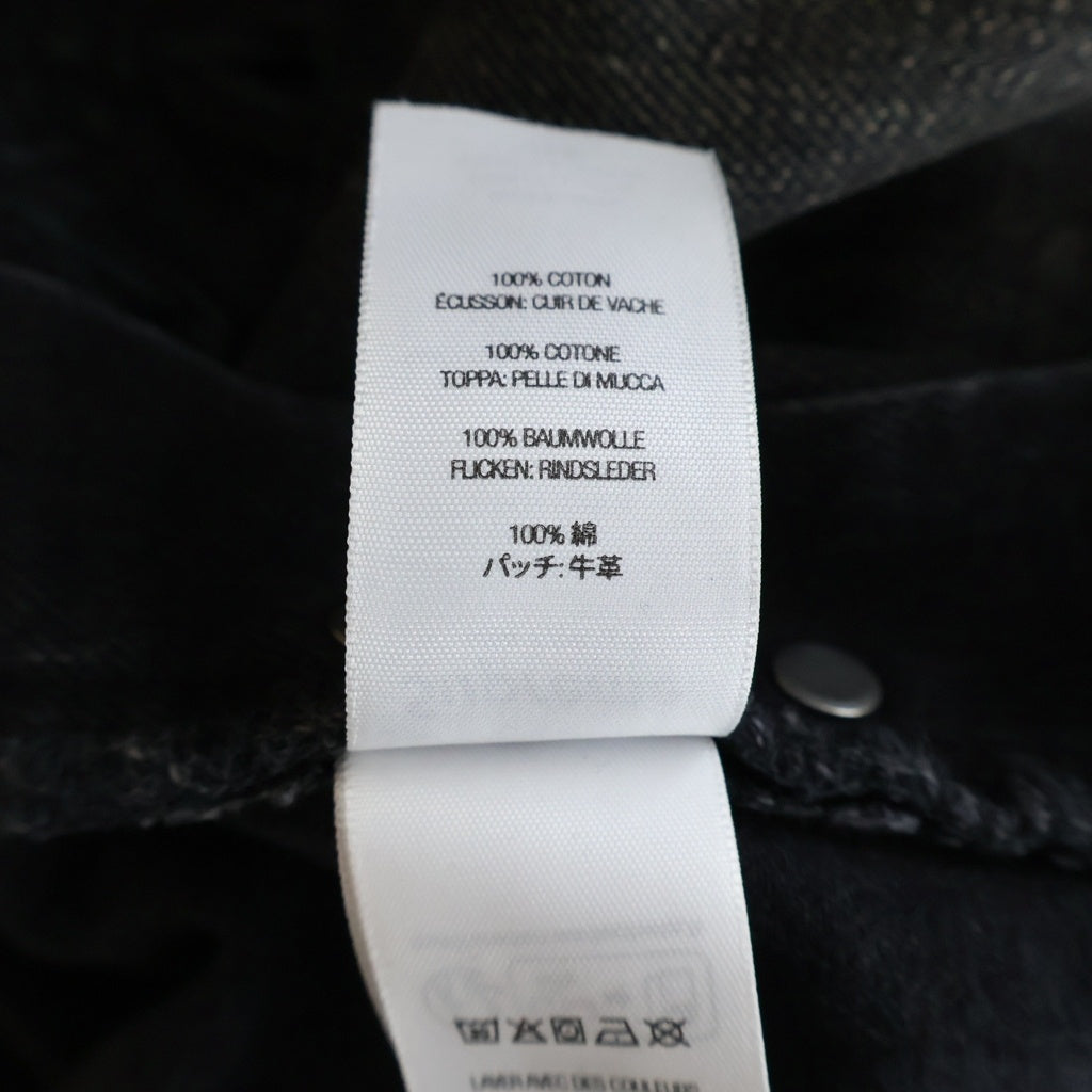 SUPREME(シュプリーム) DISTRESSED LOOSE FIT SELVEDGE JEAN ディストレスト ルーズ フィット セルビッジ デニムパンツ ブラック