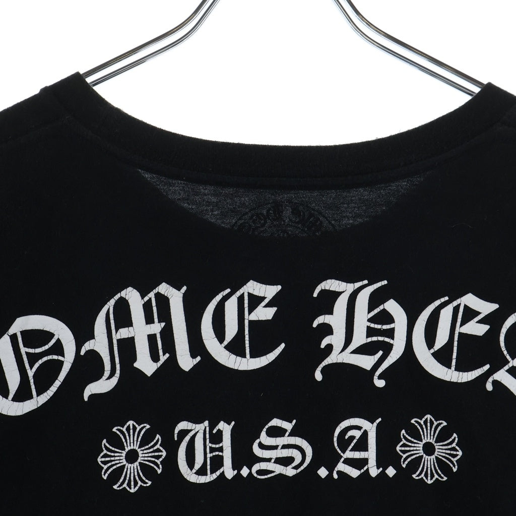 CHROME HEARTS(クロムハーツ) CH T-SHIRT USAアーチロゴ 半袖Tシャツ ブラック