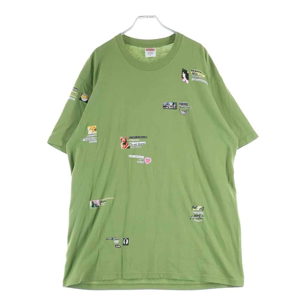 SUPREME(シュプリーム) 24AW Upset Tee アップセット プリント クルーネック半袖Tシャツ カットソー グリーン