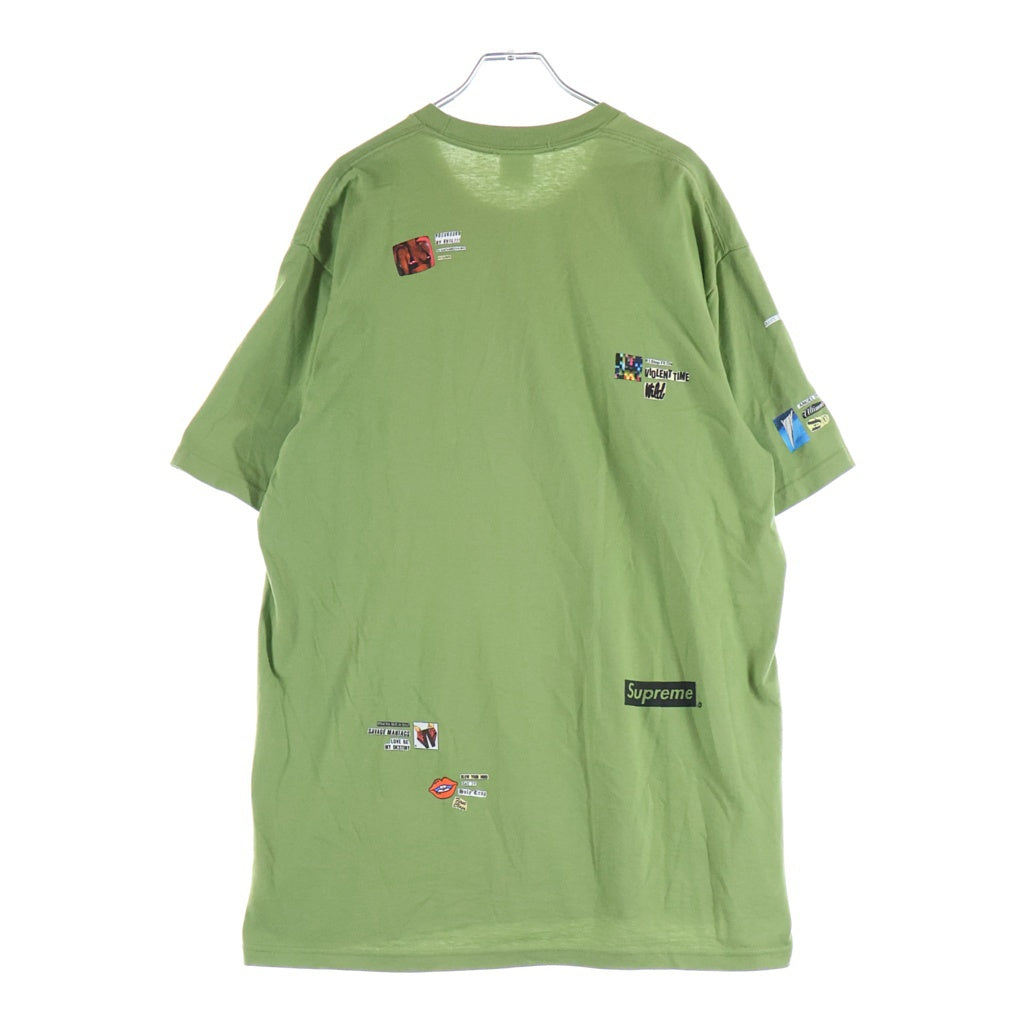 SUPREME(シュプリーム) 24AW Upset Tee アップセット プリント クルーネック半袖Tシャツ カットソー グリーン