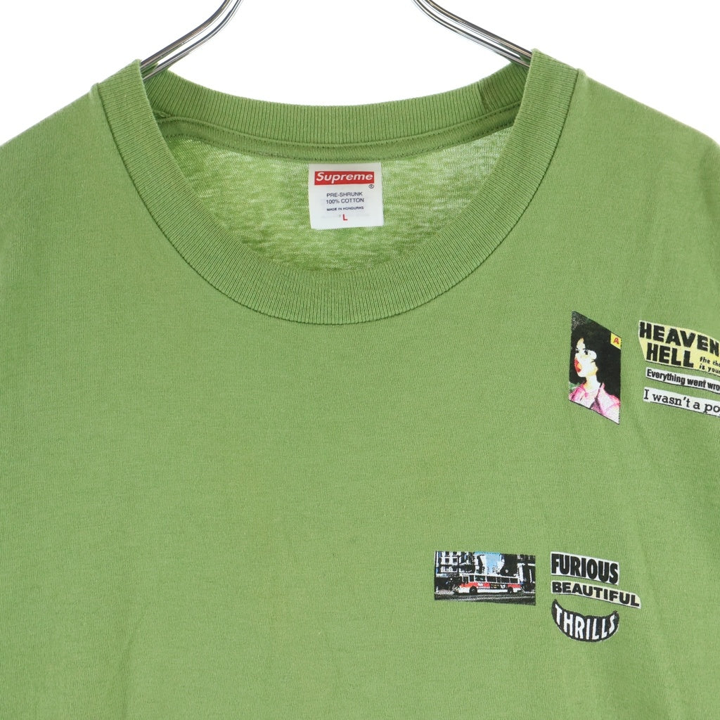 SUPREME(シュプリーム) 24AW Upset Tee アップセット プリント クルーネック半袖Tシャツ カットソー グリーン