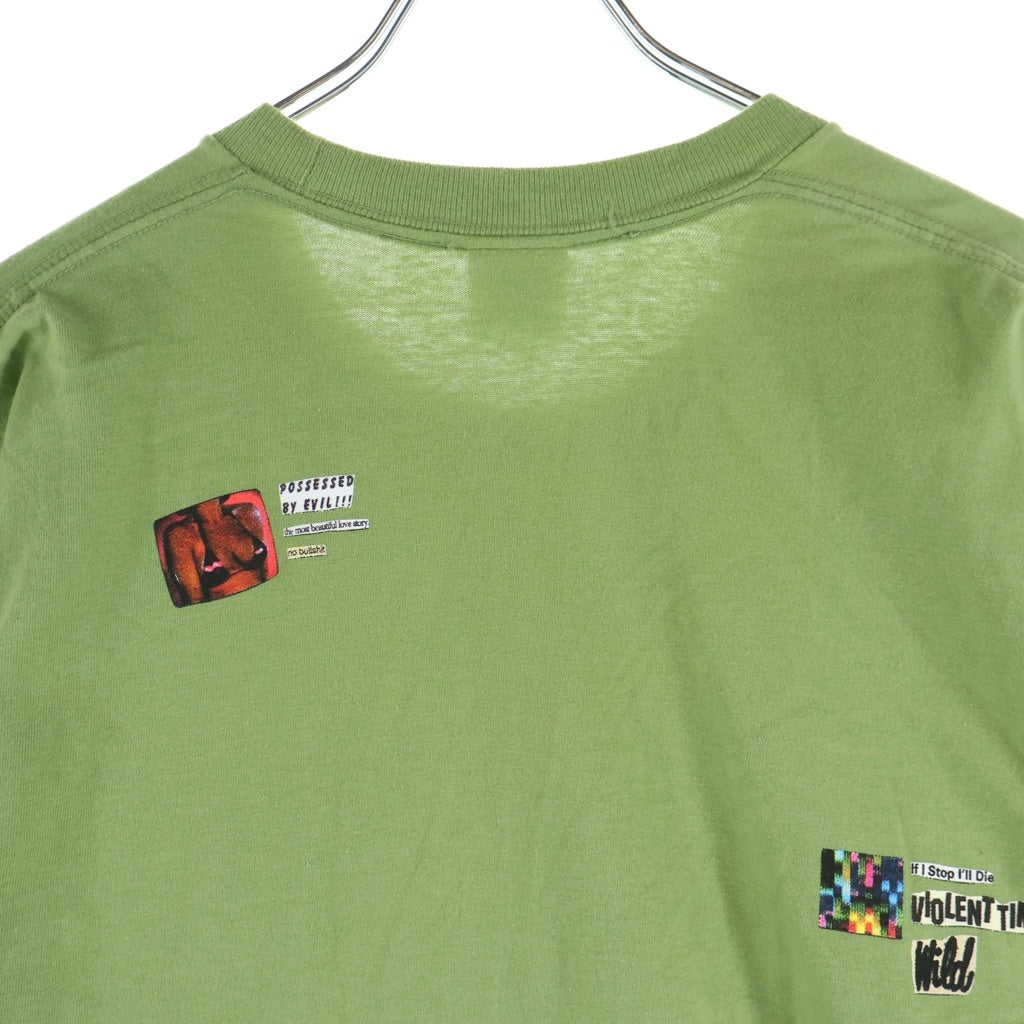SUPREME(シュプリーム) 24AW Upset Tee アップセット プリント クルーネック半袖Tシャツ カットソー グリーン
