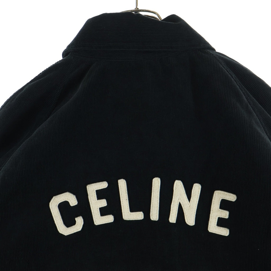 CELINE セリーヌ 23AW バックロゴパッチ コーデュロイ リンス ジャケット Q772580W CELINE(セリーヌ) 23AW バックロゴパッチ コーデュロイ リンス