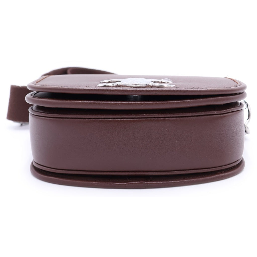 CELINE(セリーヌ) SMALL BESACE STRAP トリオンフ スモール ブザス ストラップ ショルダーバッグ ブラウン 117883GAO.18CH レディース