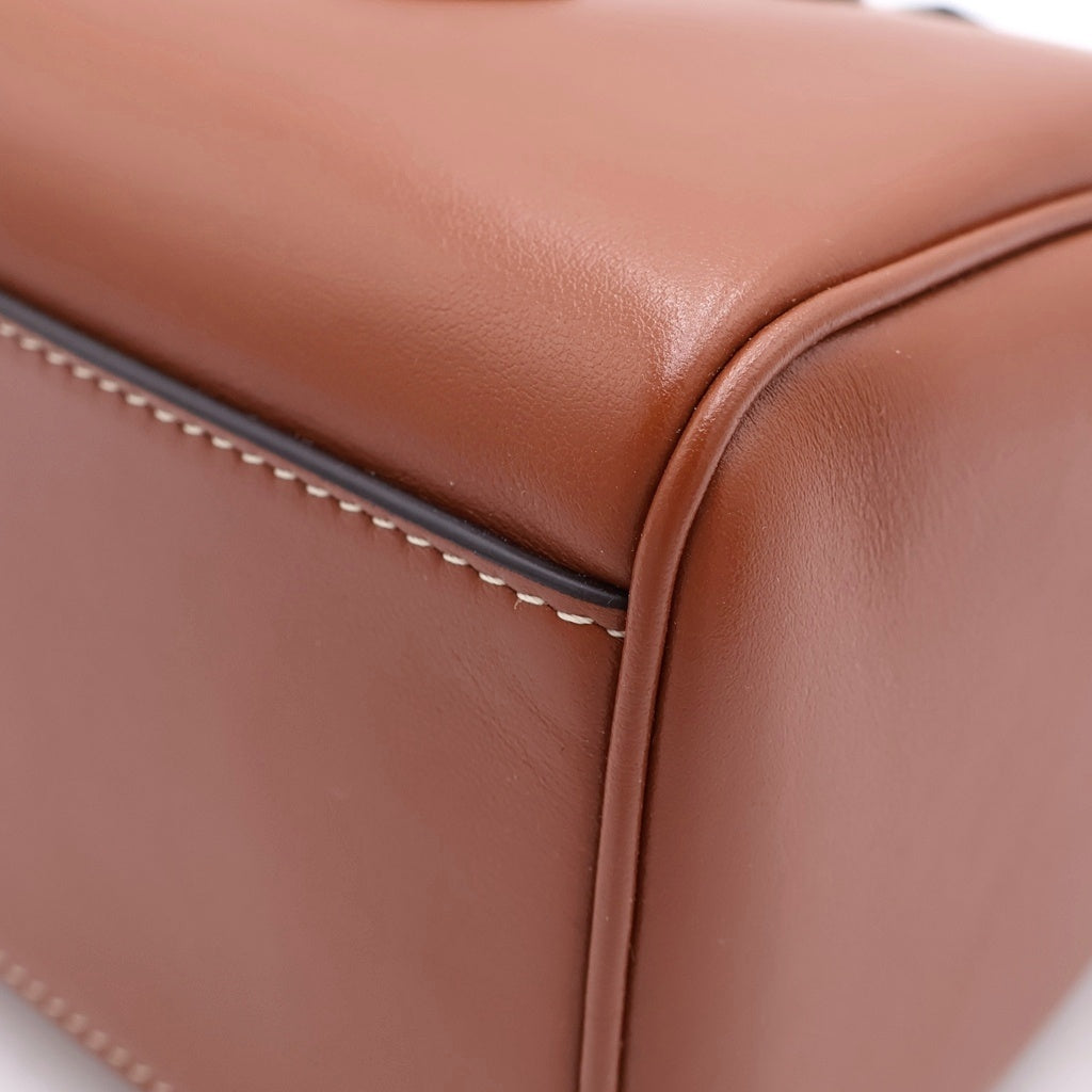 CELINE(セリーヌ) トリオンフ スムースカーフスキン スモール ボストンバッグ ショルダーバッグ ブラウン 113773DU3.04LU レディース