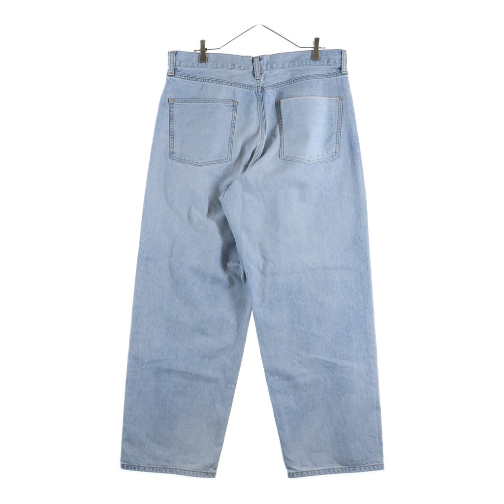 UNIFORM EXPERIMENT(ユニフォームエクスペリメント) WASHED DENIM BOLD-FIT JEANS ウォッシュド デニム ボルドフィット ジーンズ デニムパンツ インディゴ UE-252053