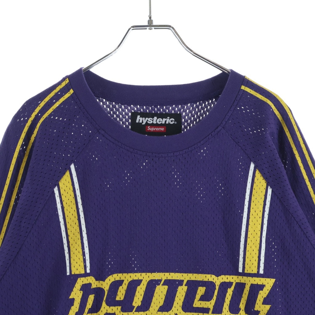 SUPREME(シュプリーム) ×24AW HYSTERIC GLAMOUR メッシュロングスリーブ 長袖カットソー パープル