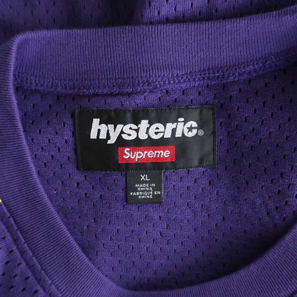 SUPREME(シュプリーム) ×24AW HYSTERIC GLAMOUR メッシュロングスリーブ 長袖カットソー パープル