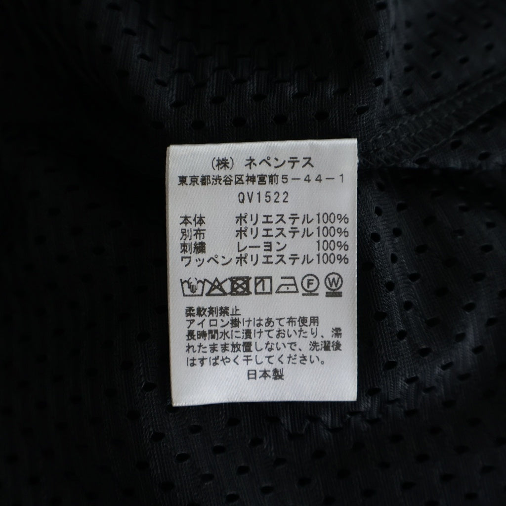 Needles(ニードルス) ×25SS BEAMS Football Tee メッシュTシャツ 半袖Tシャツ カットソー ブラック