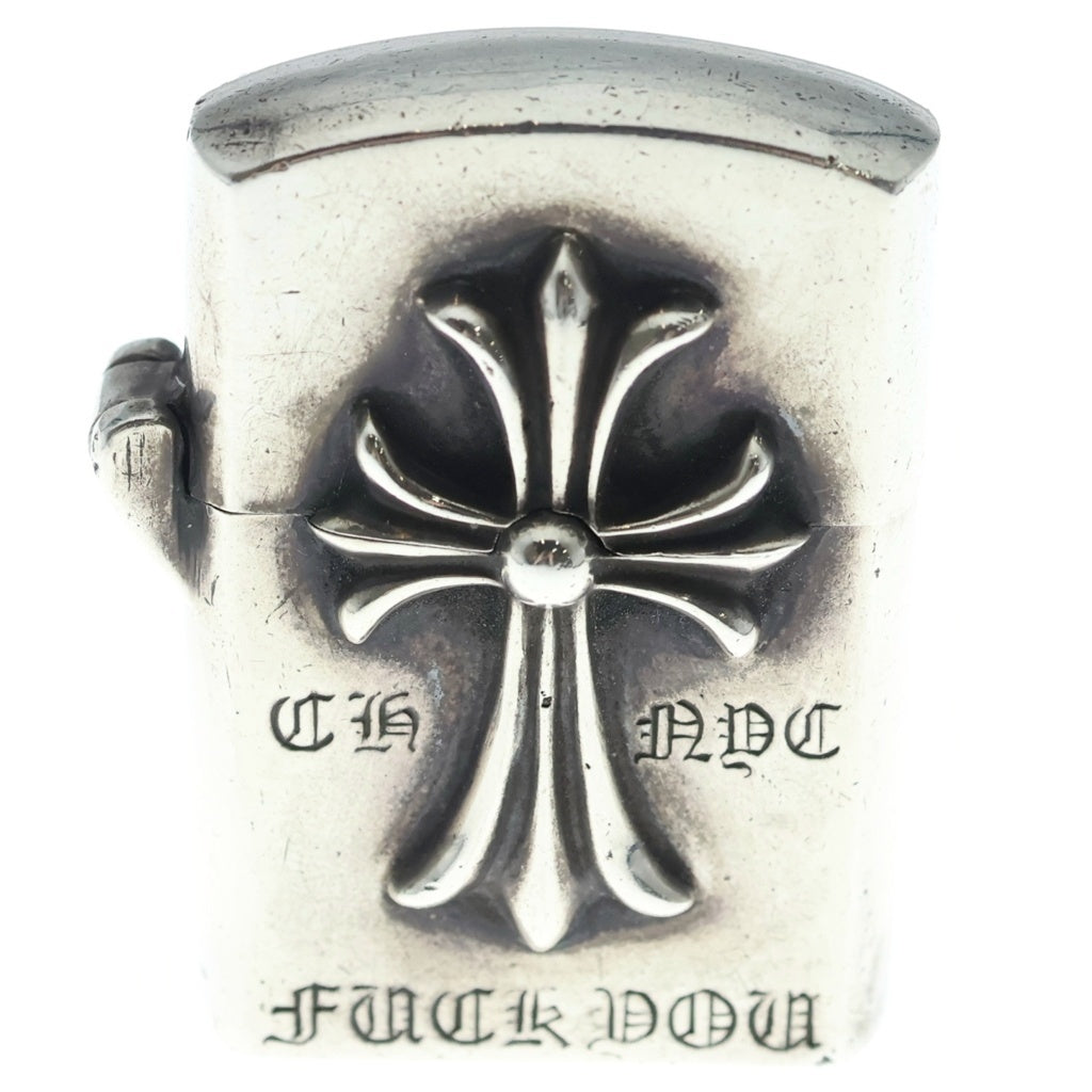 CHROME HEARTS(クロムハーツ) ZIPPO LIGHTERZ NYC FUCK YOU ニューヨーク ファックユー ジッポ ライター シルバー