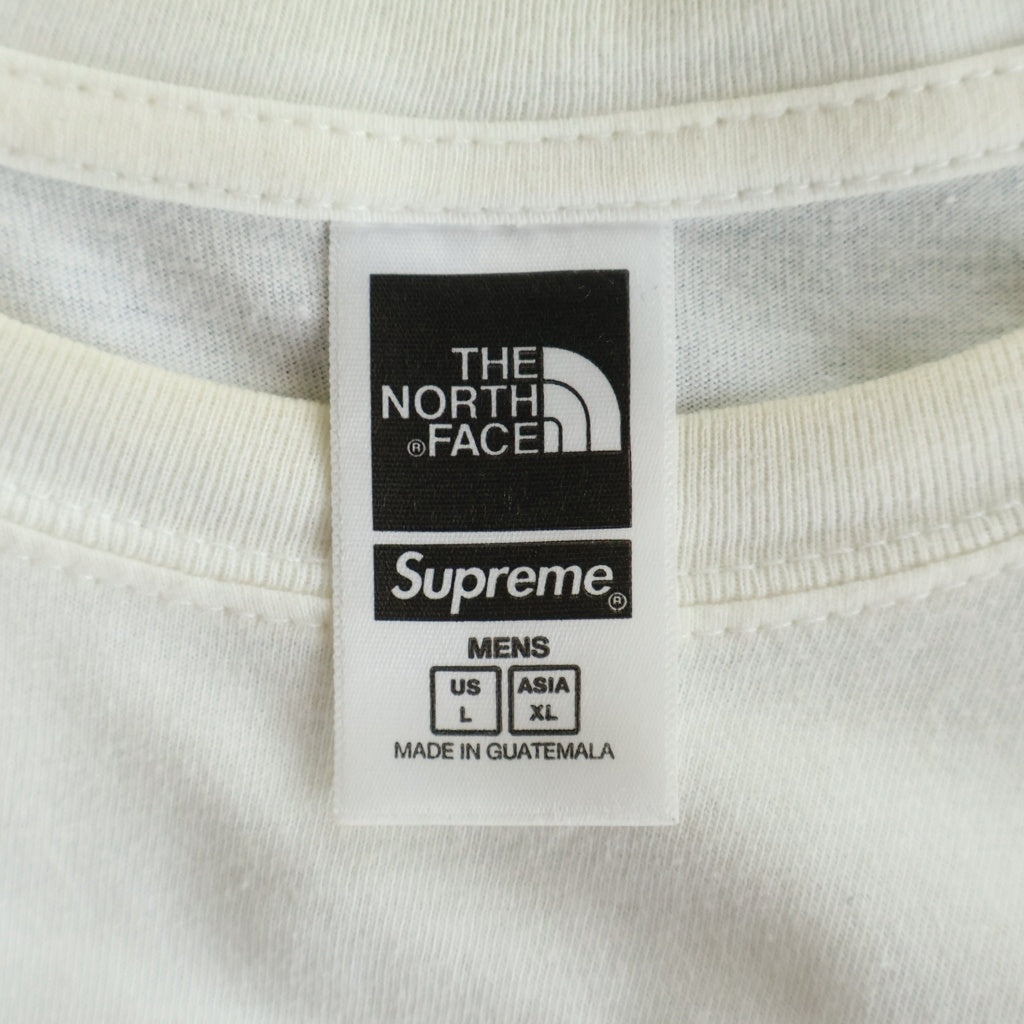 SUPREME(シュプリーム) 22SS ×THE NORTH FACE Bandana Tee ノースフェイス バンダナ 半袖Tシャツ ホワイト NT02209I