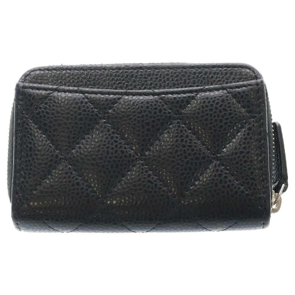 CHANEL(シャネル) ココマーク キャビアスキン クラシックジップ コインバース コインケース 財布 ブラック AP0216 レディース