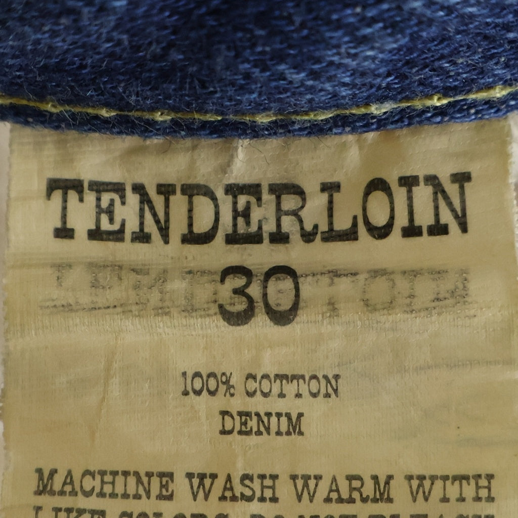 TENDERLOIN(テンダーロイン) DENIM PANTS ボタンフライ デニムパンツ インディゴ