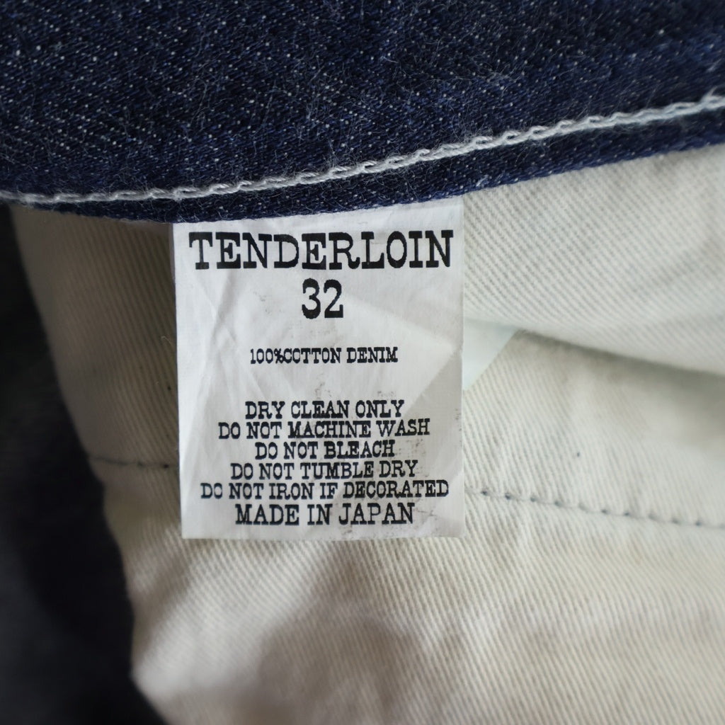 TENDERLOIN(テンダーロイン) T-HOOVER ボタンフライ デニムパンツ インディゴ