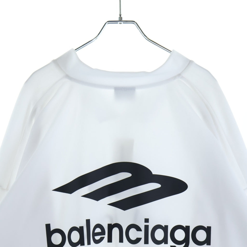 BALENCIAGA(バレンシアガ) 3B Sports Icon Ski Long Sleeve T-Shirt スキーウェア Vネック 長袖Tシャツ ホワイト 779988 TPVQ5