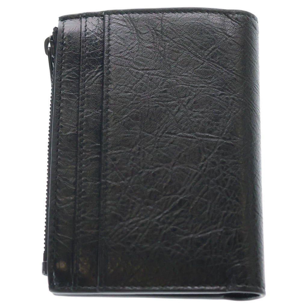 BALENCIAGA(バレンシアガ) Monaco Wallet モナコ コンパクトウォレット 2つ折り財布 ブラック 843075