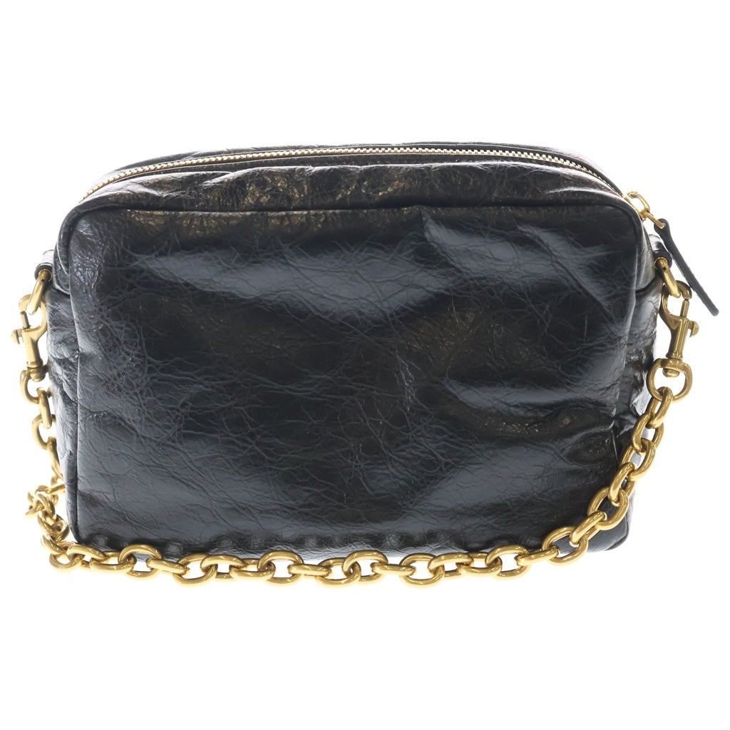 BALENCIAGA(バレンシアガ) Monaco Chain Shoulder Bag モナコ チェーンショルダーバッグ ブラック 806459 レディース