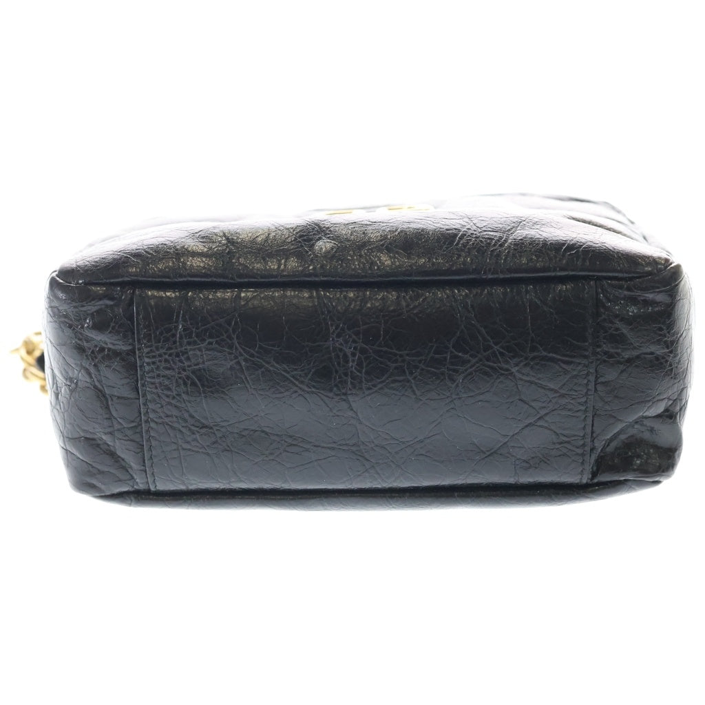 BALENCIAGA(バレンシアガ) Monaco Chain Shoulder Bag モナコ チェーンショルダーバッグ ブラック 806459 レディース