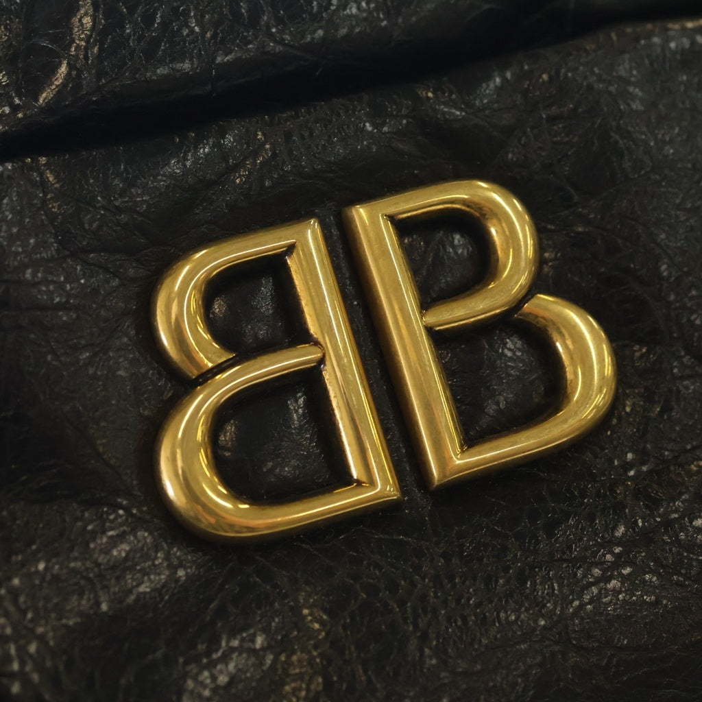 BALENCIAGA(バレンシアガ) Monaco Chain Shoulder Bag モナコ チェーンショルダーバッグ ブラック 806459 レディース