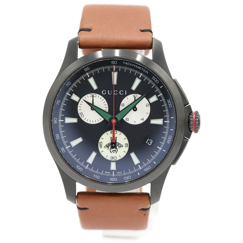 GUCCI(グッチ) G-Timeless Bee Watch Gタイムレス 黒文字盤 腕時計 ウォッチ ブラック YA126271