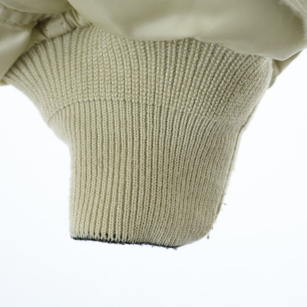 VETEMENTS(ヴェトモン) ×ALPHA Double Zip Bomber Jacket アルファ インダストリーズ ダブルジップ リバーシブルボンバージャケット ブラック/ベージュ UE63JA121B