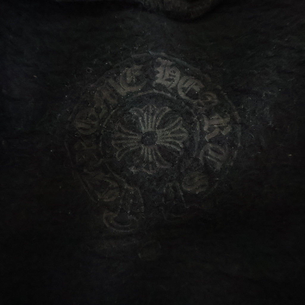 CHROME HEARTS(クロムハーツ) STENCIL HOODIE ステンシル 総柄 プルオーバースウェットパーカー フーディー ブラック