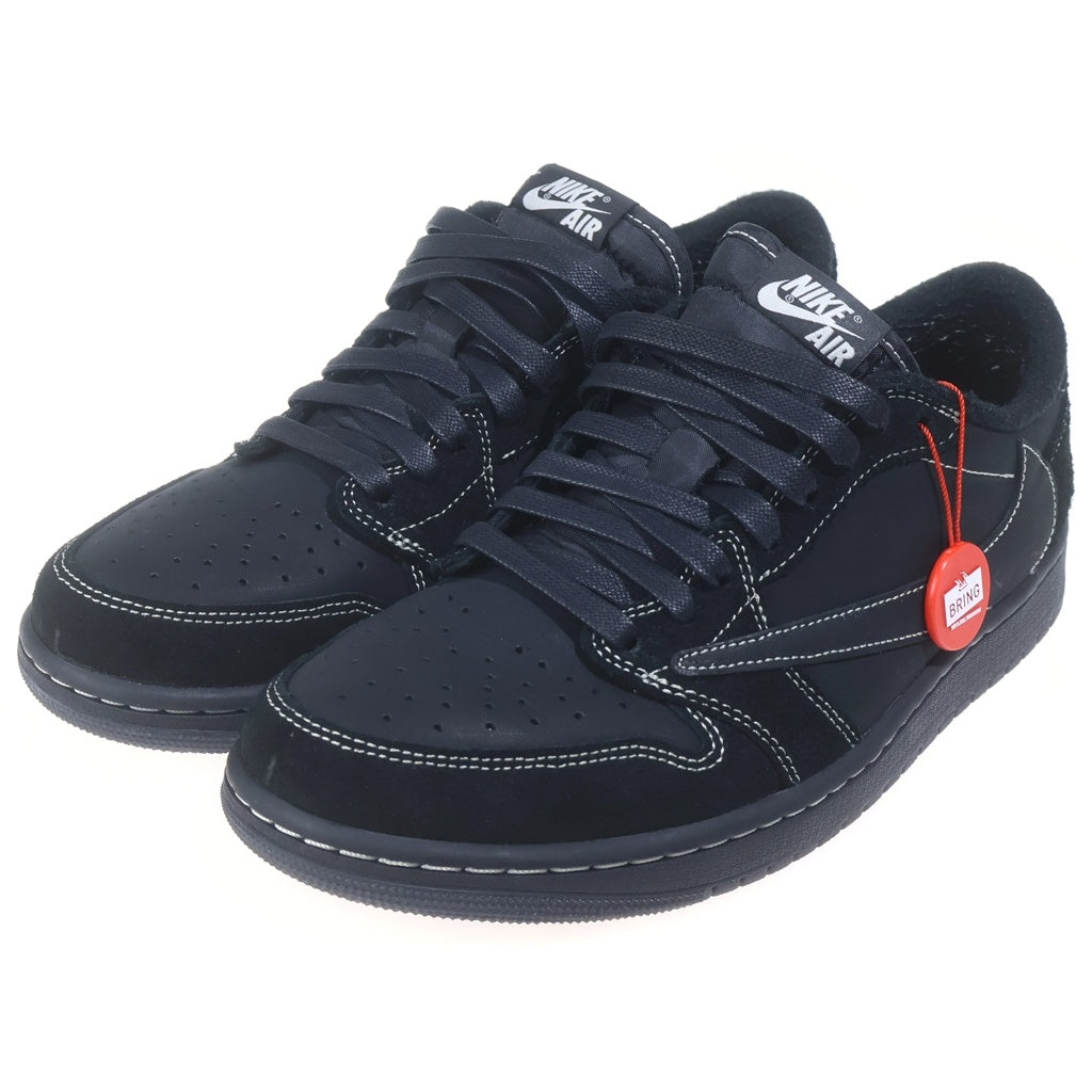 NIKE(ナイキ) ×TRAVIS SCOTT AIR JORDAN 1 LOW OG SP BLACK PHANTOM トラヴィススコット エアジョーダン1 ブラックファントム ローカットスニーカー US10.5/28.5cm DM7866-001