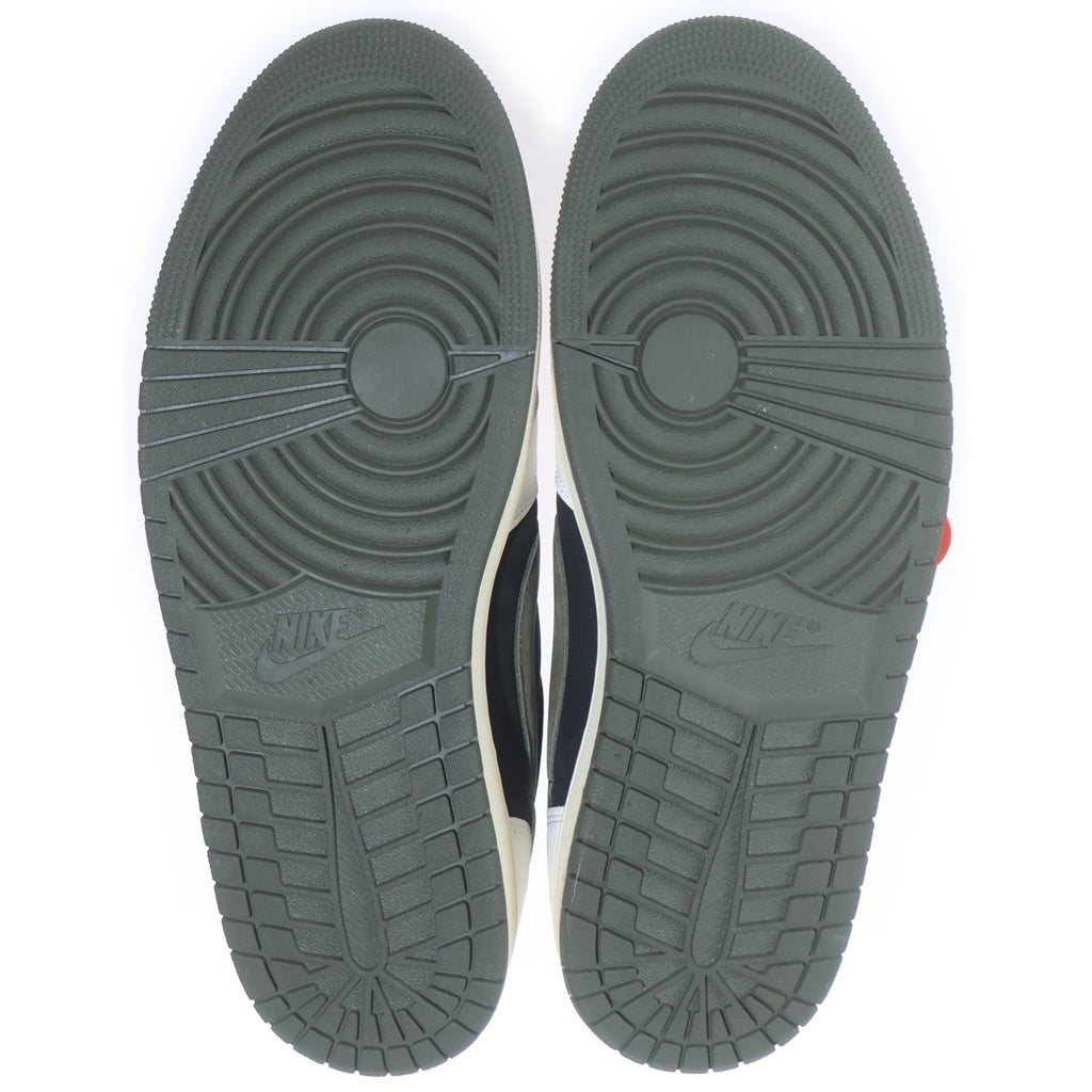 NIKE(ナイキ) ×TRAVIS SCOTT AIR JORDAN 1 LOW OG トラヴィススコット エアジョーダン1 ローカットスニーカー ミディアムオリーブ US12/29cm DZ4137-106