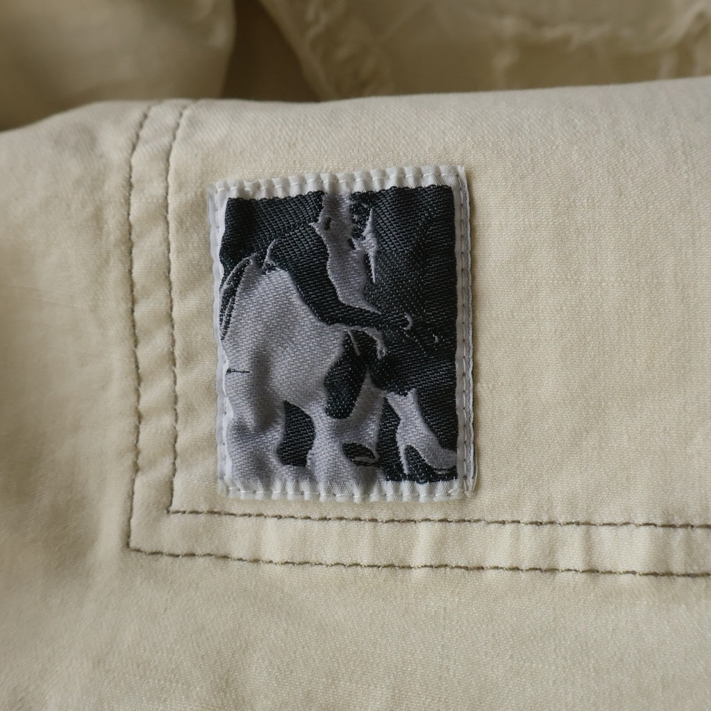 Rick Owens DRKSHDW(リックオウエンス ダークシャドウ) 22SS Cropped Outershirt クロップド アウターシャツ ジャケット アイボリー レディース DS01B7701-SDW