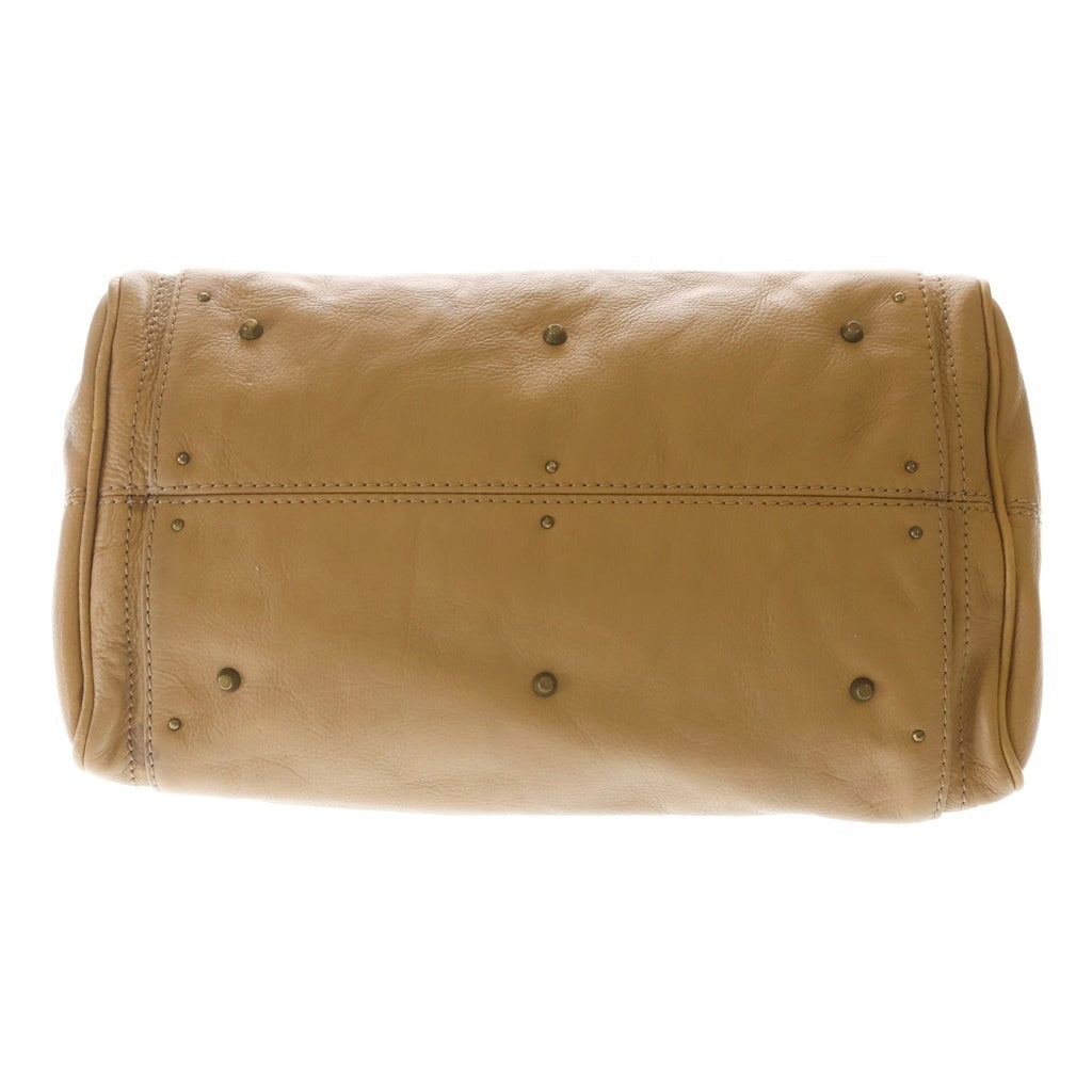 Chloe(クロエ) パディントン ハンドバッグ ブラウン レザー シルバー×ゴールド金具 レディース