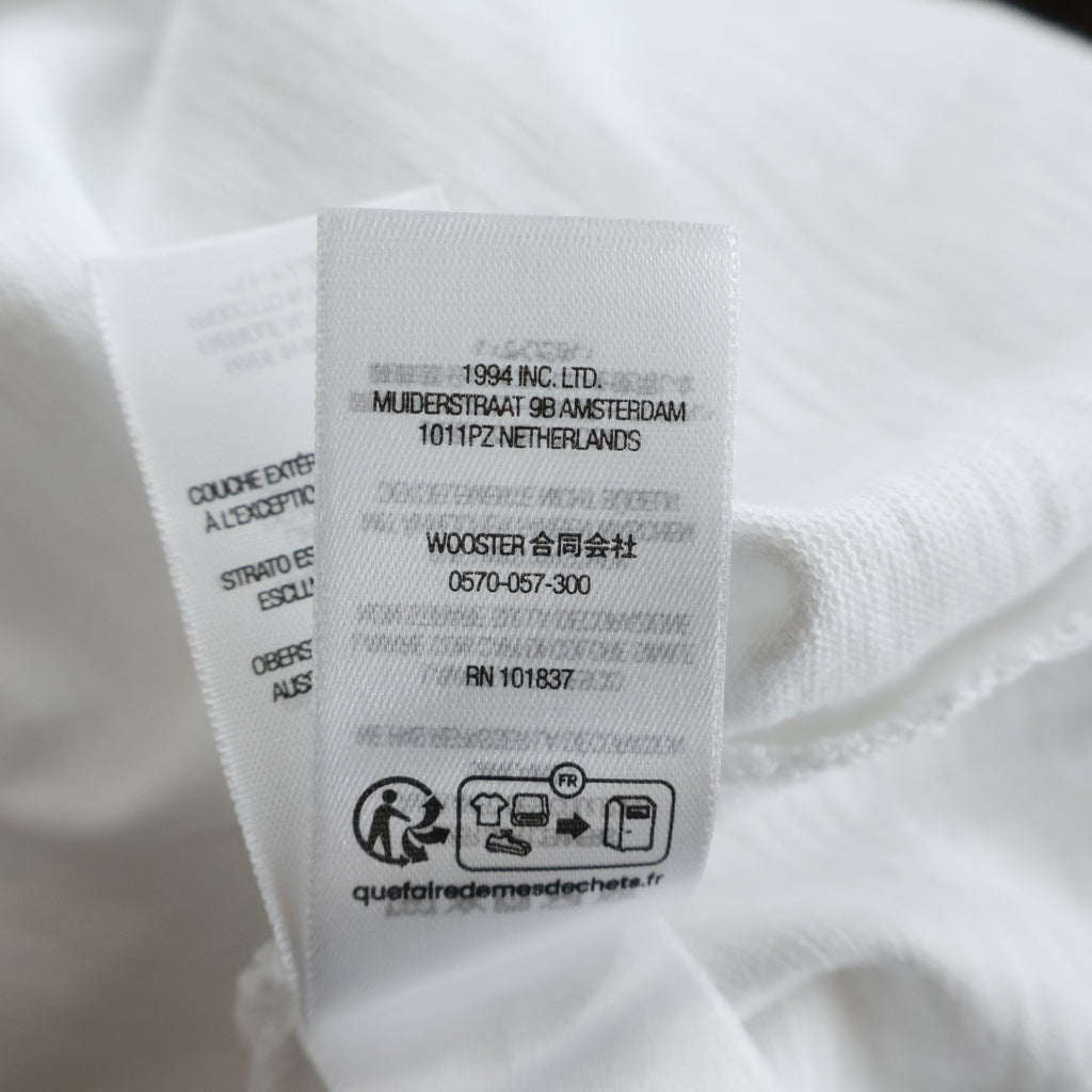 SUPREME(シュプリーム) 25SS Satin Applique S/S Top サテン アップリケ 半袖Tシャツ ホワイト