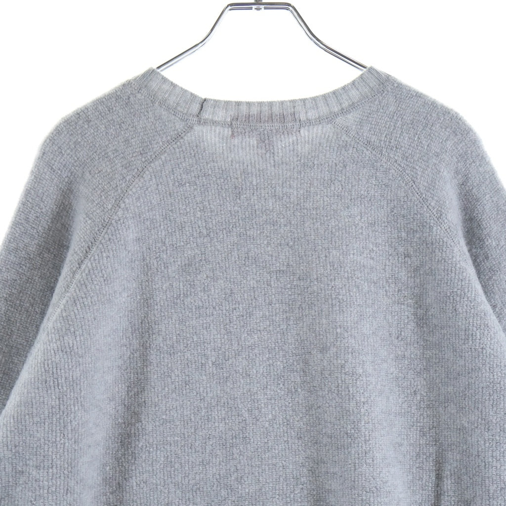 SUPREME(シュプリーム) 24AW Terry Small Box Sweater Heather Gray テリー スモールボックスロゴ クルーネックニットセーター グレー