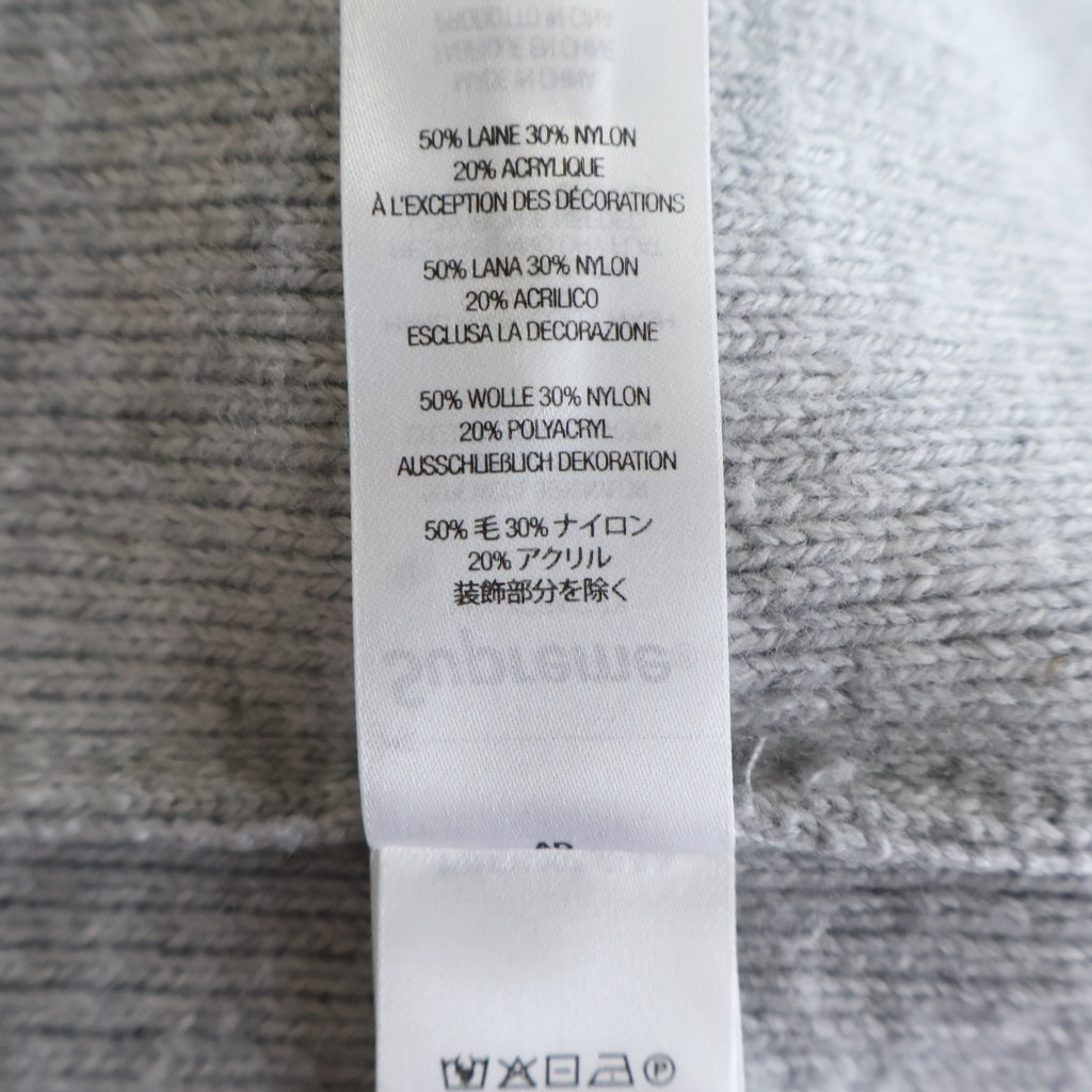 SUPREME(シュプリーム) 24AW Terry Small Box Sweater Heather Gray テリー スモールボックスロゴ クルーネックニットセーター グレー