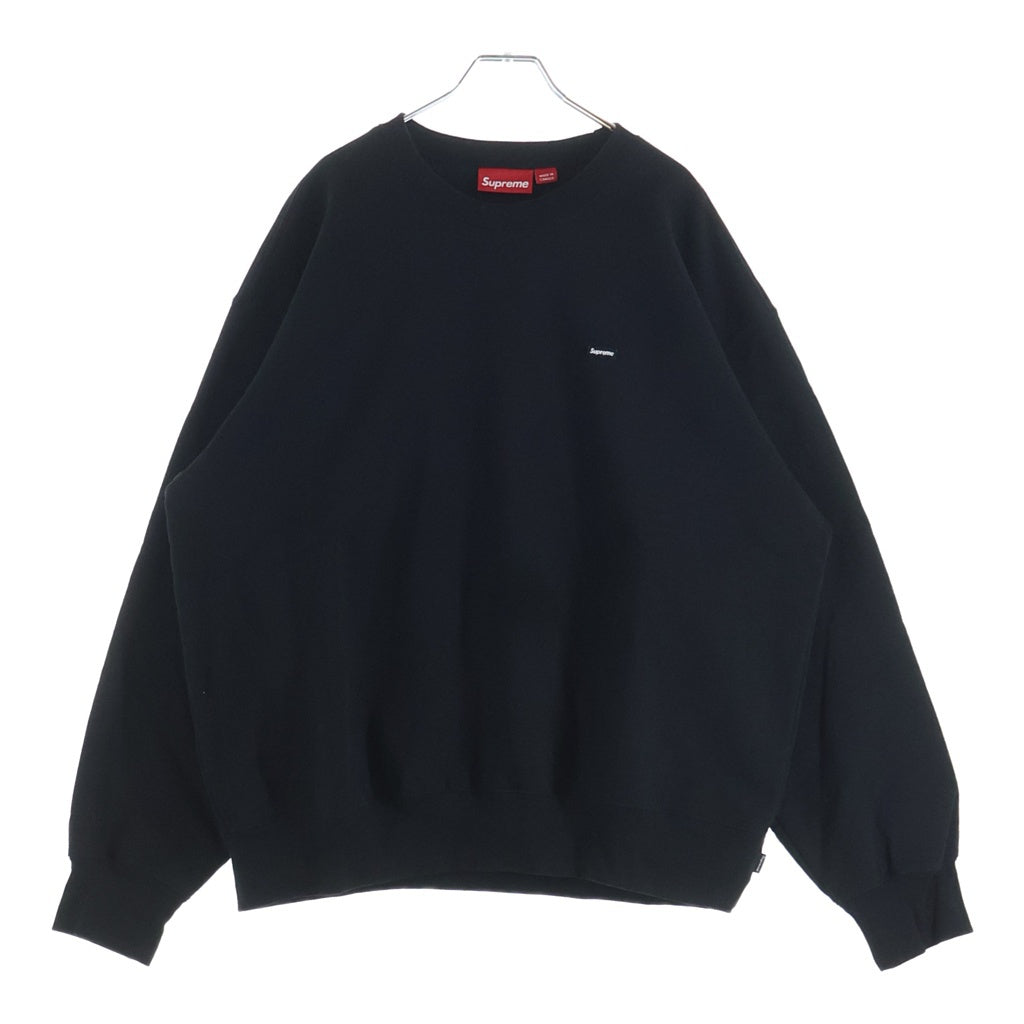 SUPREME(シュプリーム) 24AW Small Box Crewneck Black スモールボックスロゴ クルーネックスウェットトレーナー ブラック