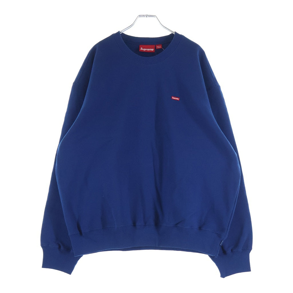 SUPREME(シュプリーム) 24AW Small Box Crewneck Dark Royal スモールボックスロゴ クルーネックスウェットトレーナー ブルー