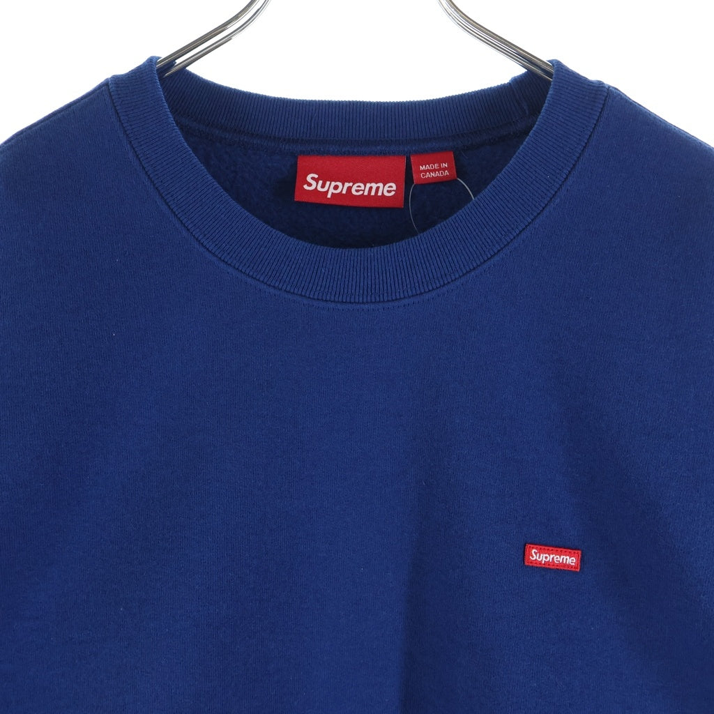 SUPREME(シュプリーム) 24AW Small Box Crewneck Dark Royal スモールボックスロゴ クルーネックスウェットトレーナー ブルー