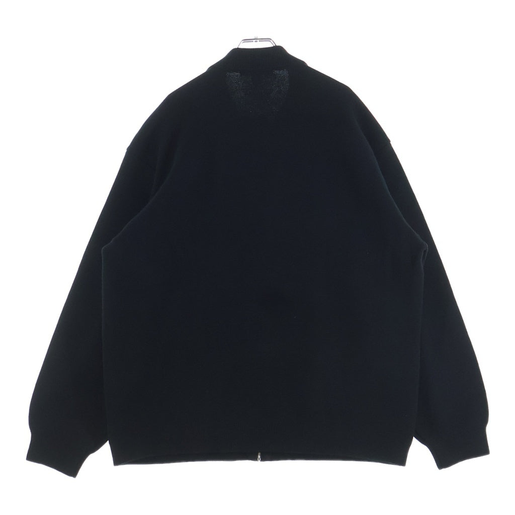 SUPREME(シュプリーム) 25AW Studded Suede Zip Up Cardigan Black スタッズ スウェード ジップアップカーディガン ブラック