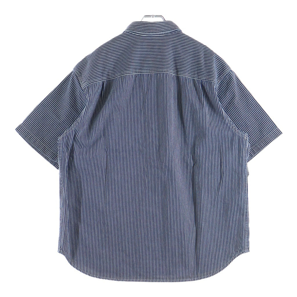 SUPREME(シュプリーム) 25SS Loose Fit S/S Denim Painter Shirt ストライプ デニムペインターシャツ 半袖シャツ インディゴ